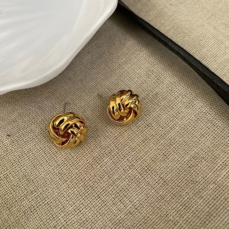 Puces d'Oreilles "Nœud Torsadé"