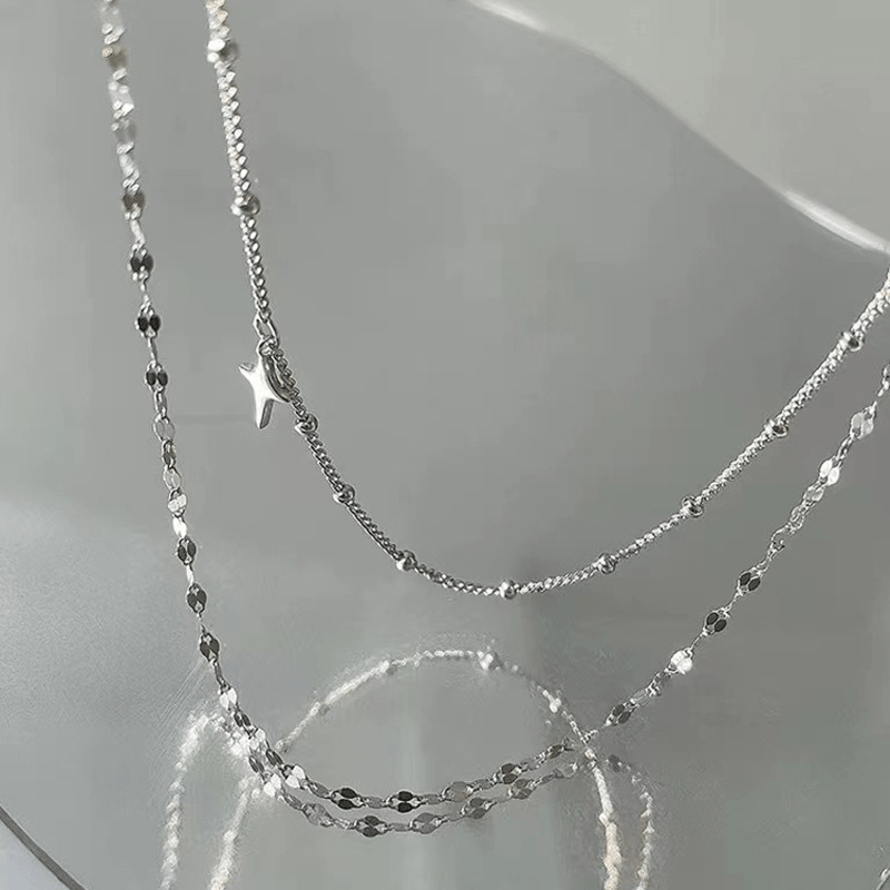 Collier Double Rang "Étoile Céleste" – Style Vintage