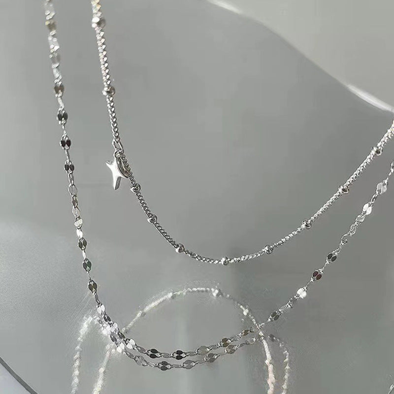 Collier Double Rang "Étoile Céleste" – Style Vintage