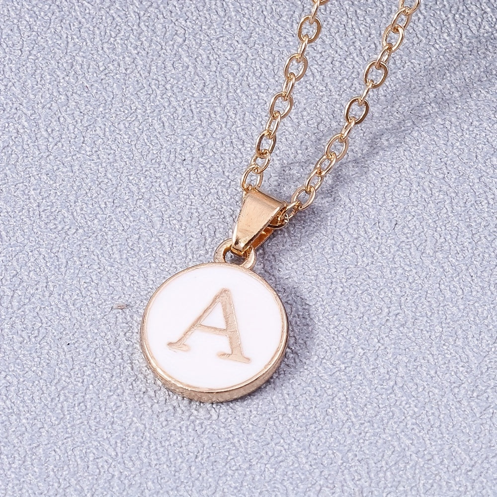 Collier Initiale "Ligne Fine" – Minimalisme Doré