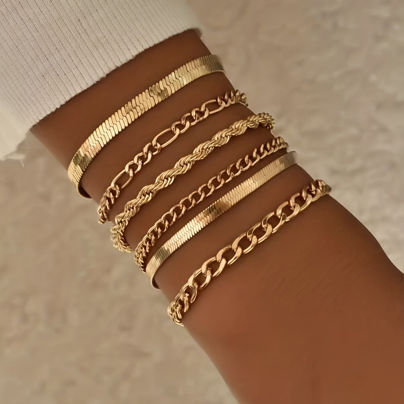 Set de 6 Bracelets "Urban Stack"
