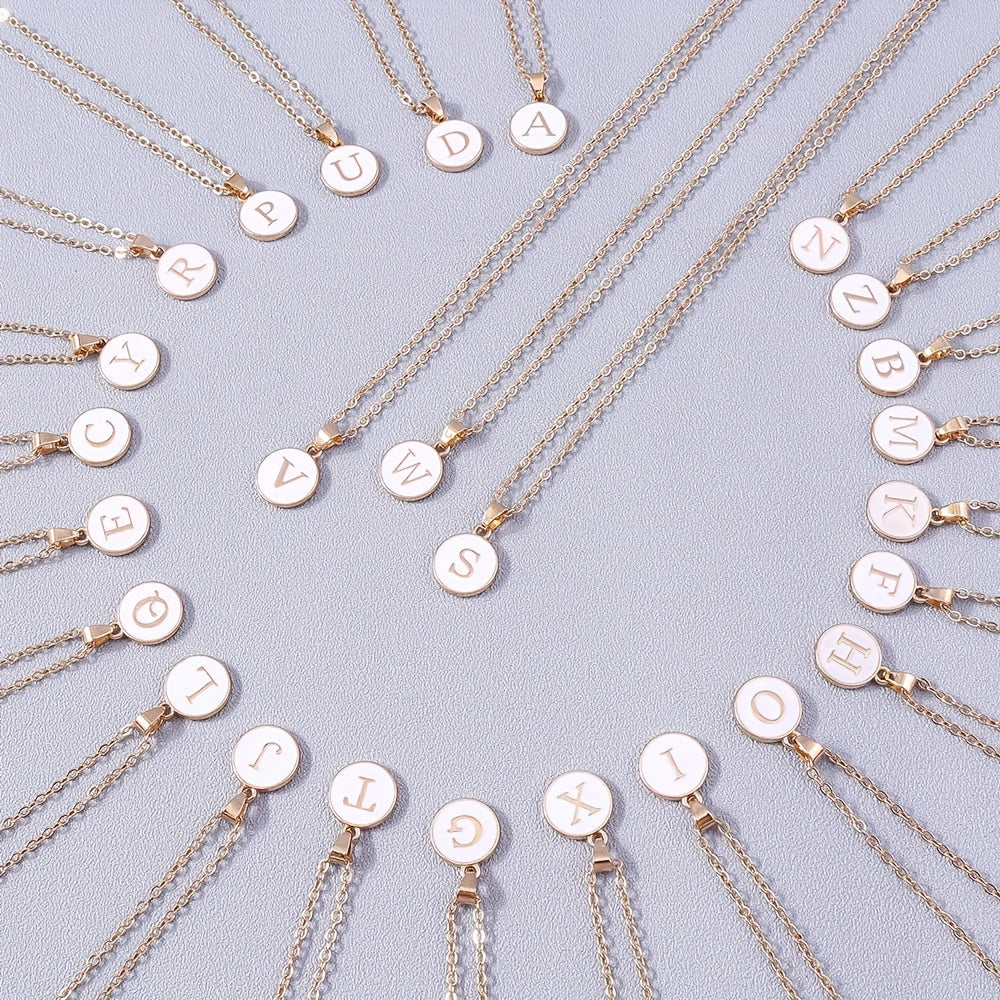 Collier Initiale "Ligne Fine" – Minimalisme Doré