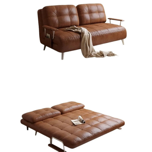 Canapé Convertible Moderne en Simili Cuir