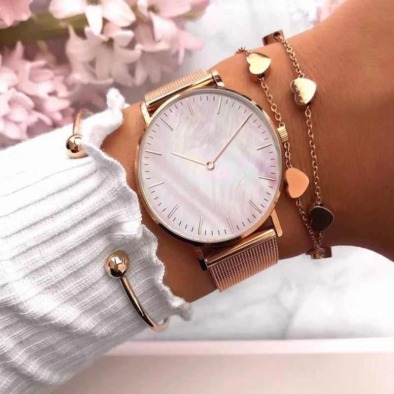 Montre Femme "Silk Mesh"