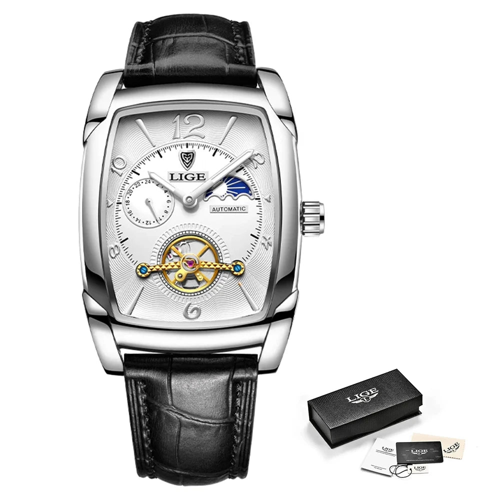 LIGE Héritage – Montre Mécanique Automatique Luxe ✨