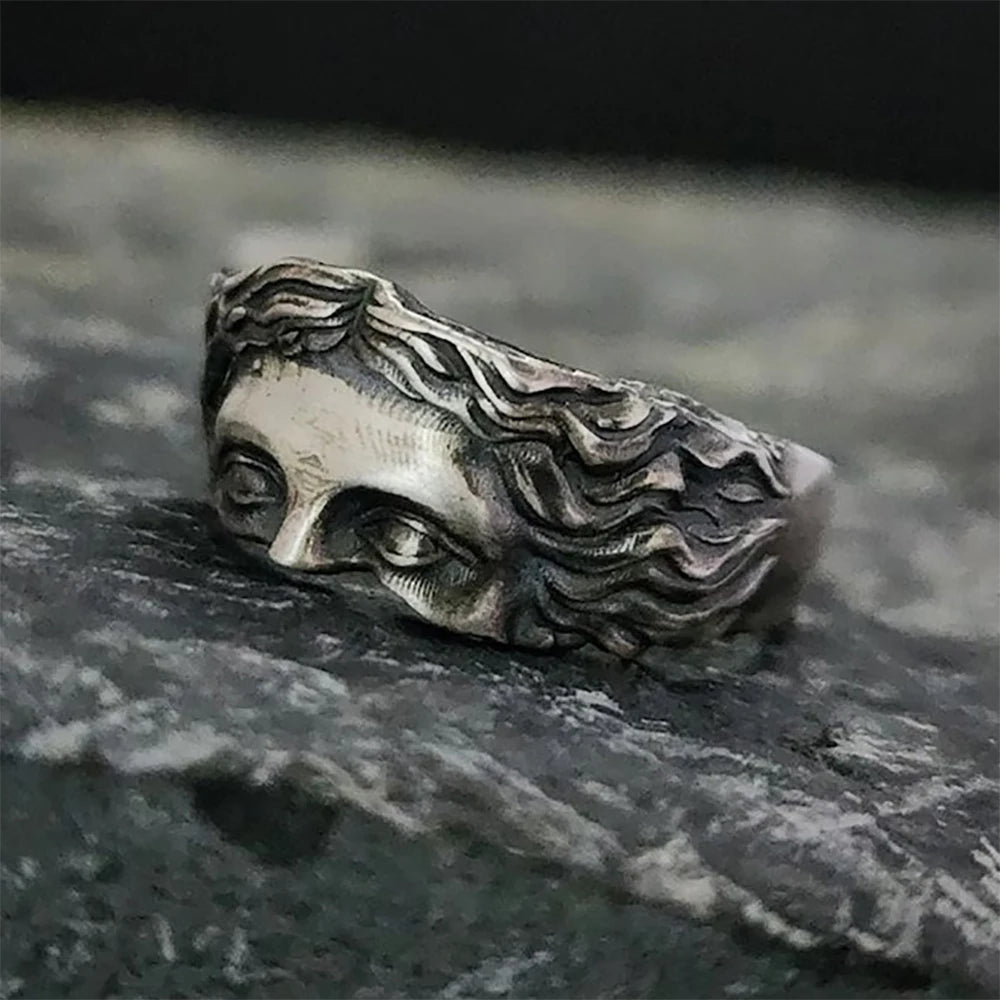 Bague "Masque de Vénus" – Style Rétro Thaï