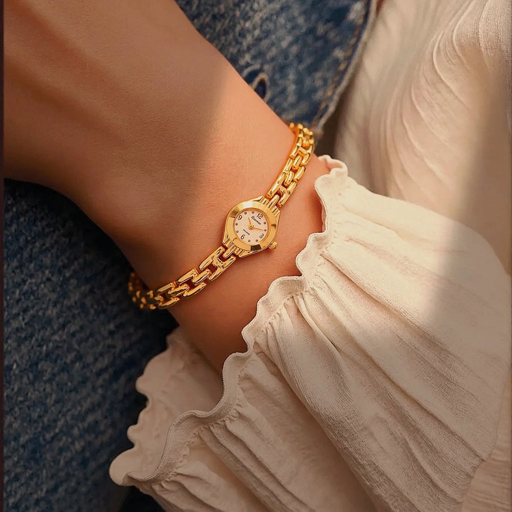 Montre Femme Élégance Or – Design Minimaliste