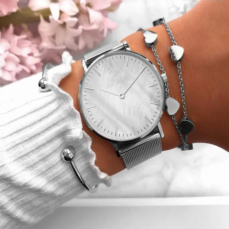 Montre Femme "Silk Mesh"