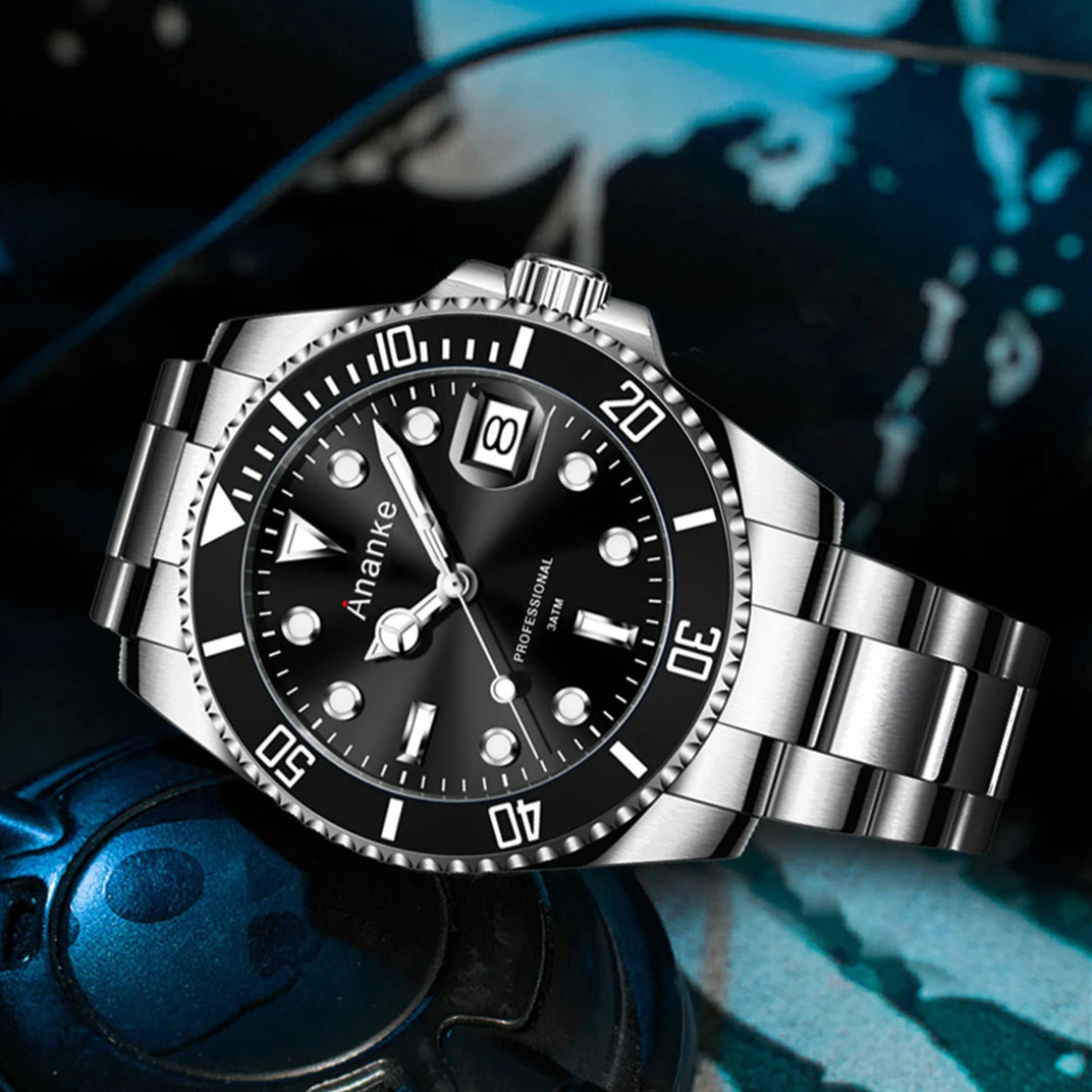 Chronos Steel – Montre Homme en Acier Inoxydable