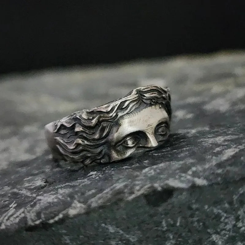 Bague "Masque de Vénus" – Style Rétro Thaï