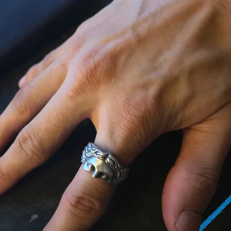 Bague "Masque de Vénus" – Style Rétro Thaï