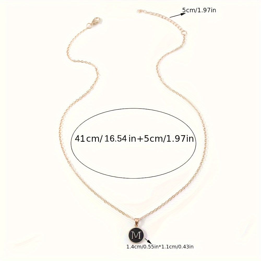 Collier Initiale "Ligne Fine" – Minimalisme Doré